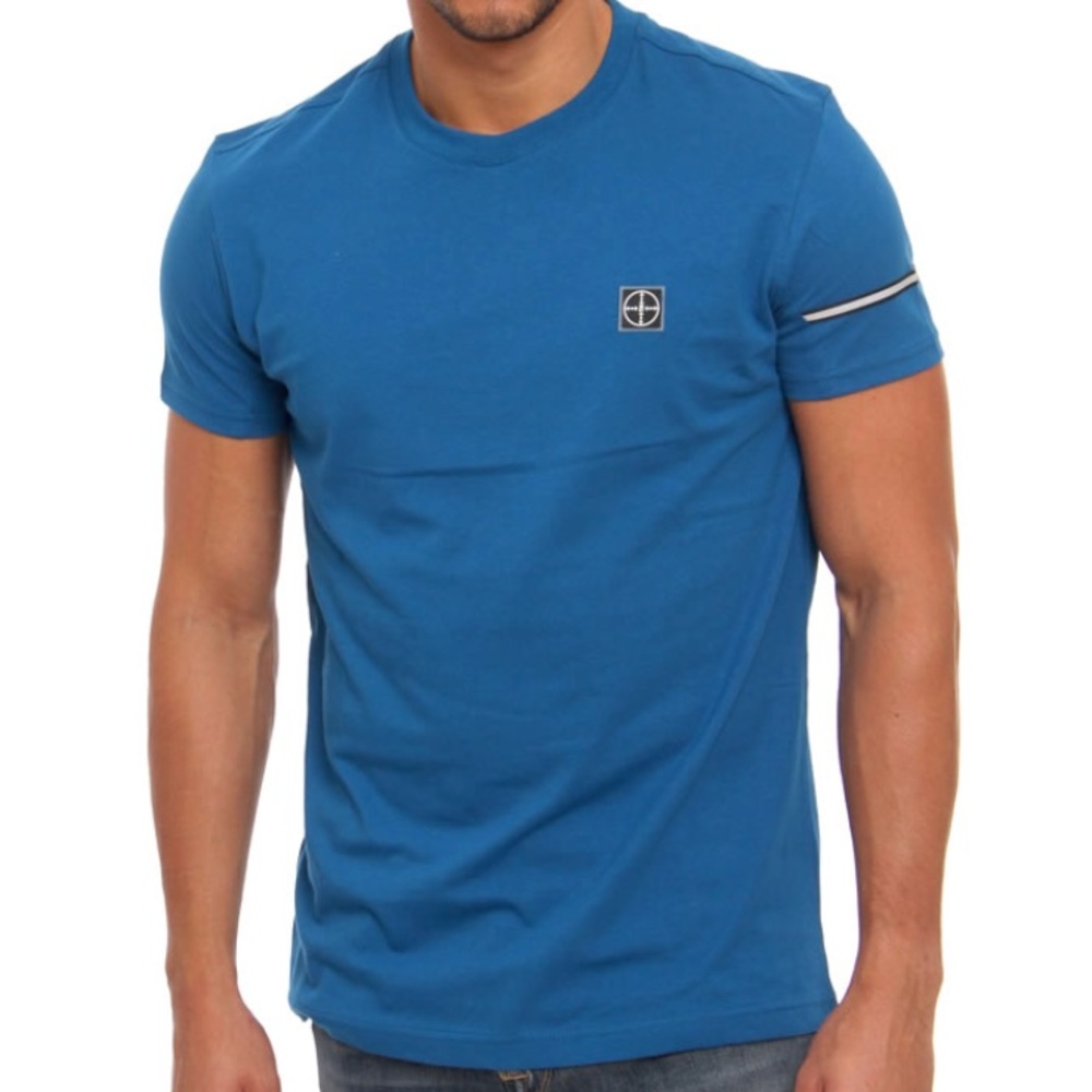Foray Athletic Short Sleeve Crewneck Tee Shirt Blue